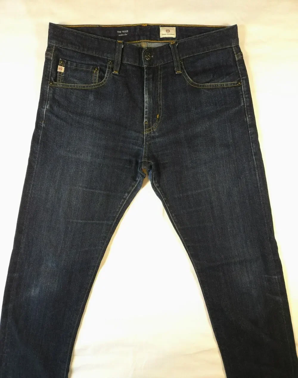 AG Adriano Goldschmied The Tellis Jeans Mens 34x34 Dark Wash Modern Slim Fit